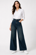 Milano Elite 925 High-Rise Indigo Wide Leg Jeans